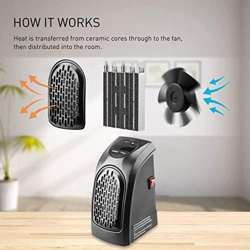 Mini Plug-In Electric Heater (Portable Heater Handy Heater) 400Watt